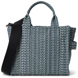 NWT Marc Jacobs The Small Tote - Washed Monogram Denim